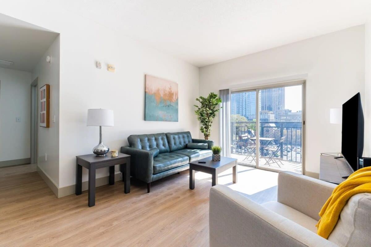 3Br Modern Downtown Apartment With Gym & Office Charlotte Eksteriør billede